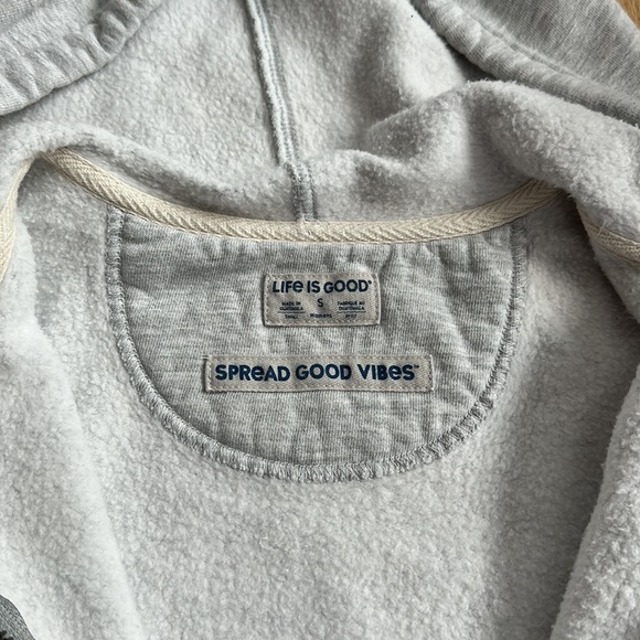 Life Is Good Spread Hood Vibes Zip Up Hoodie - Picture 3 of 8